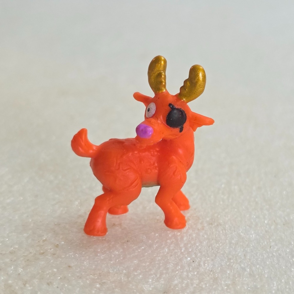 Zuru Smashers Dino Island Orange Deer with Eyepatch Mini Figure 1"